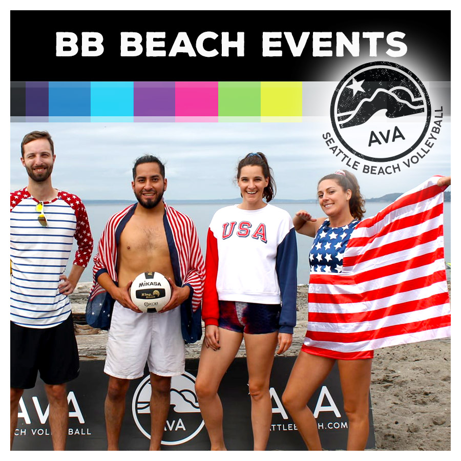 AVA Largest Promoters of Beach Volleyball Events in Seattle. Alki
